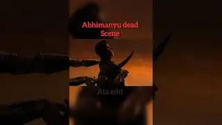 Abhimanyu dead scene, kurukshetra#mahabharat, sad edit.