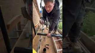 Top Tip When Cutting Downpipe 💪🏽#toptip #toptips #hack #hacks #down-pipe #downpipes #gutter