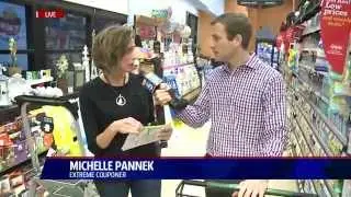 Learning How To Extreme Coupon on the FOX 5 Morning News at Ralph's Downtown San Diego