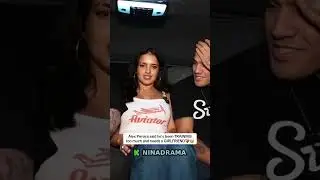 Alex Pereira tells Nina Drama that he wants a girlfriend but his UFC schedule is crazy lol #ufc #mma