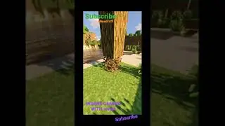 Minecraft see how do the tree cut in Minecraft double RTX mod subscribe