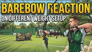 Barebow reaction on differents weight setup