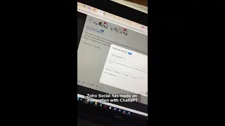 Zoho Social x ChatGPT