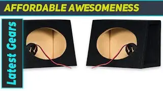 Goldwood TR-69 Sealed Speaker Enclosures for 6x9s - Best Slim Fit for Your Car Audio!