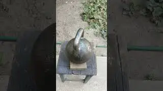 Реставрация гири 24 кг. Своими руками kettlebell restoration