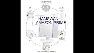 (Episode 2037) Amazon Prime Unboxing: HAMSWAN Touch Screen Lighted Vanity Mirror @amazon