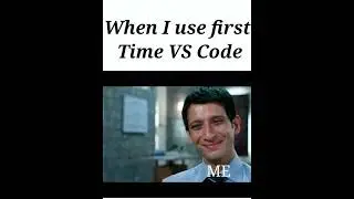 When I use first Time VS Code | AV WEB CODE | #shorts #tech #vscode #funny