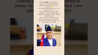 K P Sharma Oli Remarks on India