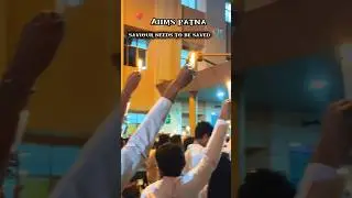 Doctors on protest #mbbs #doctor #intern #aiims #aiimspatna #strike #justice #opd #ipd #protest