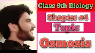 Class 9th Biology  Topic Osmosis in Pashto..