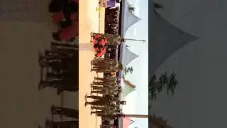 Gomoa senior high army cadet drill at their late Headmaster funeral.Rest in peace