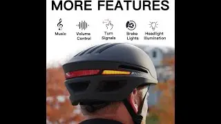 Велосипедный шлем с Bluetooth, умный велосипедный шлем для взрослых (мужчин и женщин) со встроенн...