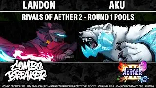 COMBO BREAKER 2026 ROUND 1 POOLS - Landon (Clairen) vs AKu (Etalus) - Rivals of Aether 2