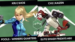 Elite Smash Friday #80 - Shoe (ZSS) vs KaiZen (R.O.B.) - Pools - Winners Quarters