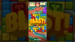 Toy Blast Level 746 No Boosters Series