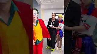 &iexcl;El payaso rompi&oacute; las alas del &aacute;ngel blanco y le dio las alas a Harley Quinn!#cosplay