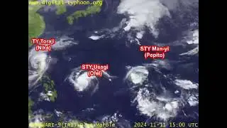 6 consecutive Philippine Typhoons (Late October -  Late November 2024)