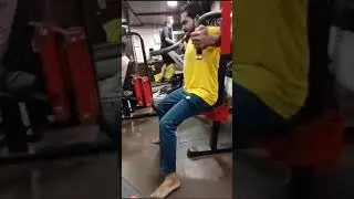 workout #gym lover chesth fly machine