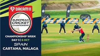 🔴 Dream11 European Cricket Championship | Championship Week Day 3 Cartama Oval Spain | Live Cricket