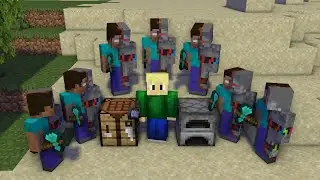 Minecraft Speedrunner VS 7 AI HUNTERS GRAND FINALE