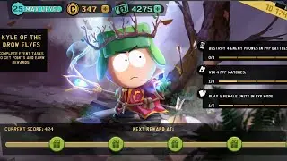 Kyle of the Drow Elves Mission Event Pack opening. South Park Phone Destroyer