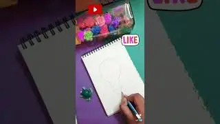 drawing inside a  bulb | easy drawing ideas #shorts #youtubeshorts