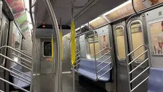 Empty train car New York City