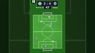 MD20 Man City VS Chelsea Premier League | Marble Football #football #shorts #marblerace
