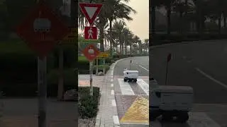 Automatic Food Delivery ROBOT in DUBAI!