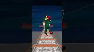 Spider Man In The Jump Rope Challenge Of Squid Game 🕷️🦑💥
