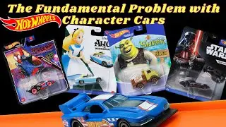 Why Hot Wheels Character Cars did not work in the long run. Designing toys for play and collecting