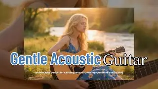 Gentle acoustic guitar soundscapes perfect for calming your soul, resting your mind, and healing🎸✨