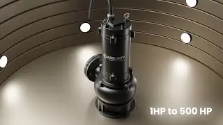 Submersible Sewage pump Highlight |  3D Animation | Marketing Video
