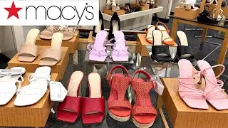 MACY'S WOMEN'S SHOES |DESIGNER SANDALS SHOES - SHOP WITH ME