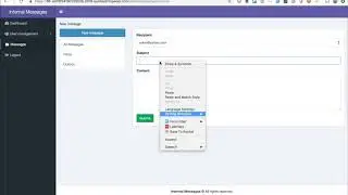 QuickAdminPanel Modules: Internal Messages