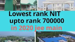 low rank nit 2020/low percentile nit 2020