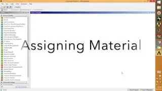 Ansys - Assigning Material