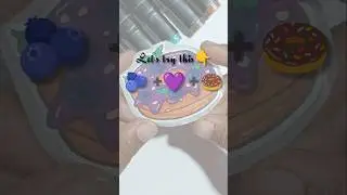 #day 19/10k subscriber challenge #cute blueberry lavender donut #viral #ytshorts #abhipsa studio