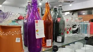 5Rs OnwardsKitchen Glassware  @Whole sale rate oil spray bottles glass containers DMART