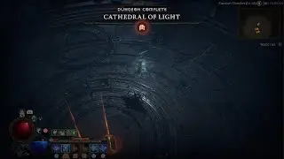 Diablo IV HC No Cheat Death lvl 48 Sorc Curator Kill
