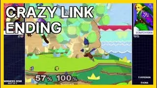 Crazy Link ending (HyperionF6) | Smash Melee Highlights