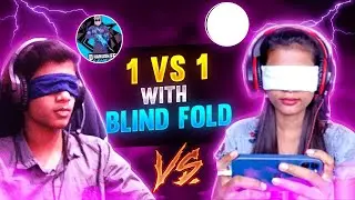 💖😨 Blind Fold Versus Challenge 😍👑 Dhanush FF Gamer VS 👑 Renu Gaming🔥💖  in Telugu| Dhanush FF Gamer |