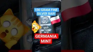 100g Germania Mint Bar - An Instant Classic! #silverbars