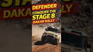 defender Stage 8 Dakar 2026 ka ek full-on thriller #dakarrally #defender