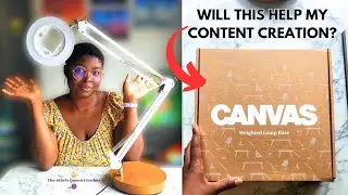 Canvas Lamp Unboxing + Assembly - HONEST Review ✅- Likes + Dislikes