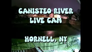 Canisteo River Live Cam 24/7 - Hornell, New York - 2-1-2026