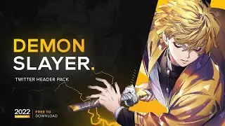 Demon Slayer - Anime Twitter Header Part 2 [Free Download]