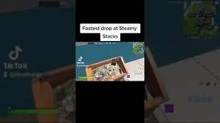 Fastest drop at Steamy Stacks..
