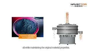 Navector&rsquo;s Fine Particle Screener for Lithium Battery Materials!#VibroSeparator #science #factory