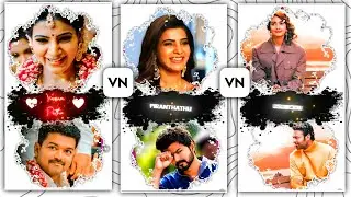 Vn Love Lyrics Video Editing Tamil ⚡| VN VIDEO EDITING TAMIL | @techrtamil